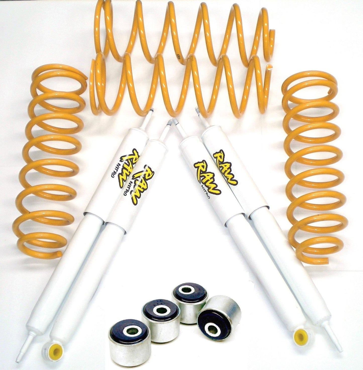 2 Inch 50mm RAW 4x4 Lift Kit to suit Toyota Landcruiser 80 Series 09/1991-1998 & 105 Series 1998-2006