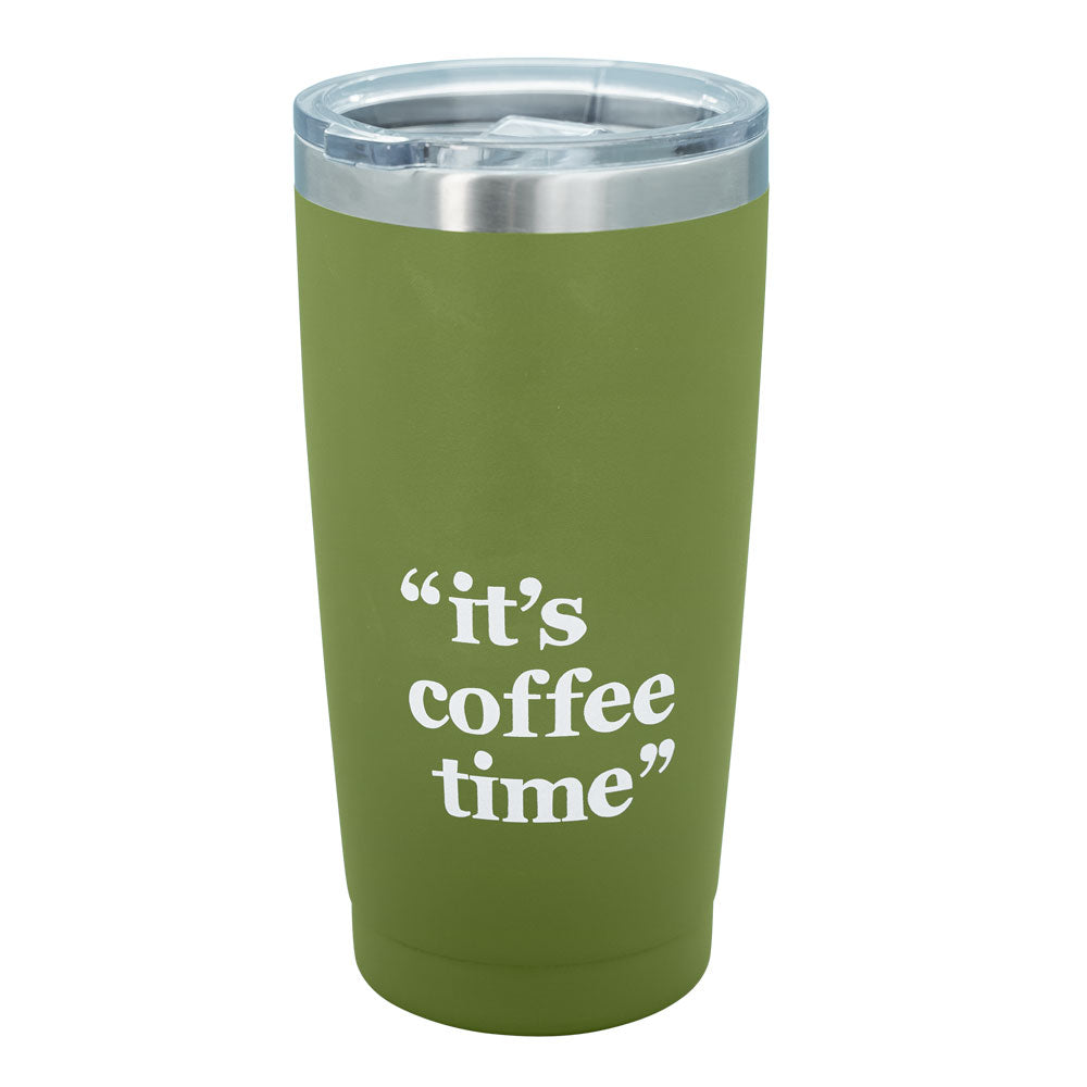 "it's coffee time"  TRAVEL MUG