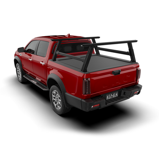 HSP Load Rack Pro Ladder Rack suits JAC T9 2025+ Suits Roll R Cover S3.5 - Full set (Front & Rear Legs + Joiner Bar)