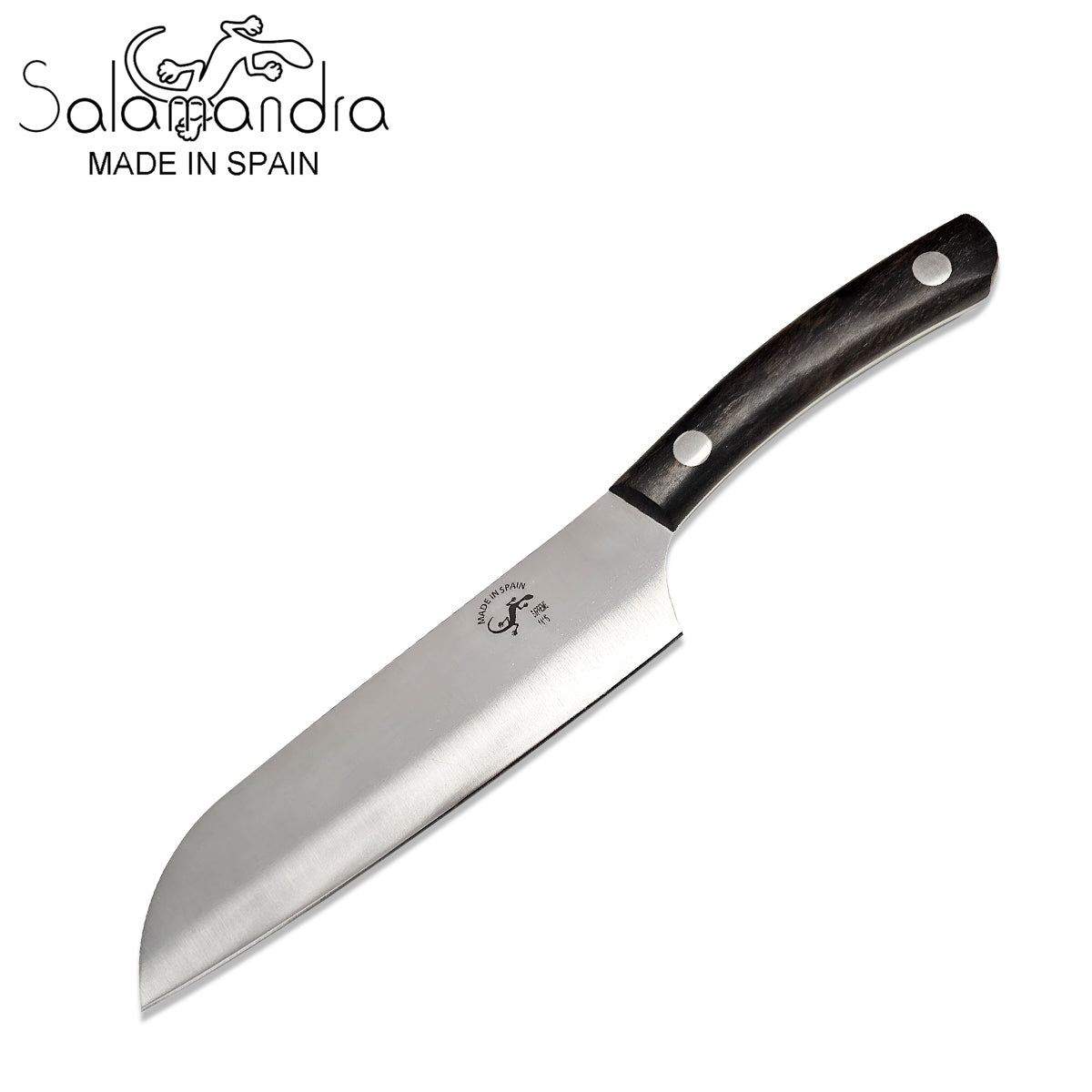 Salamandra Ziricote Wood Santoku Knife