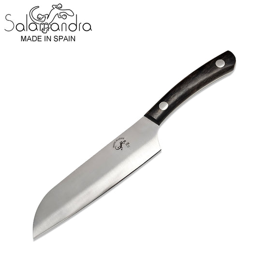 Salamandra Ziricote Wood Santoku Knife