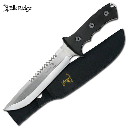 Elk Ridge Sawback Hunting Knife