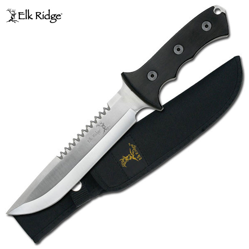 Elk Ridge Sawback Hunting Knife