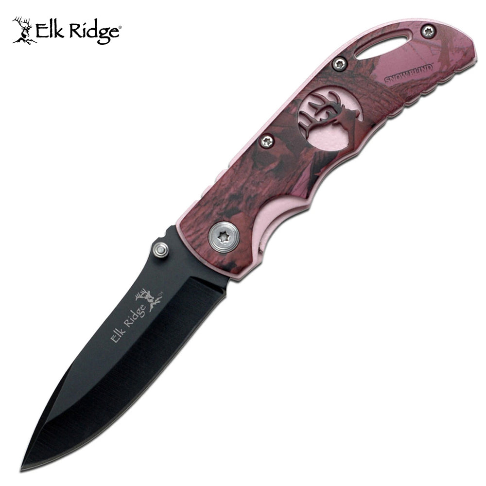 Elk Ridge Purple Camo Pocket Knife