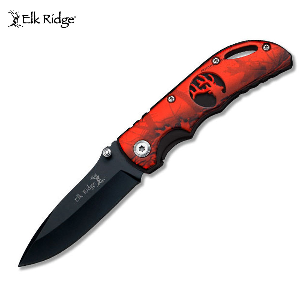 Elk Ridge Red Camo Pocket Knife – Ramped up 4x4