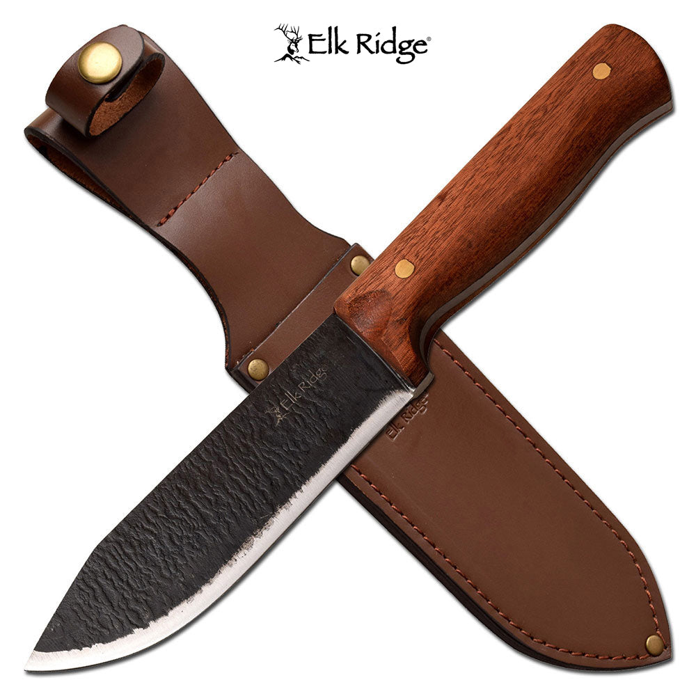 Elk Ridge Cherry Wood Drop Point Knife