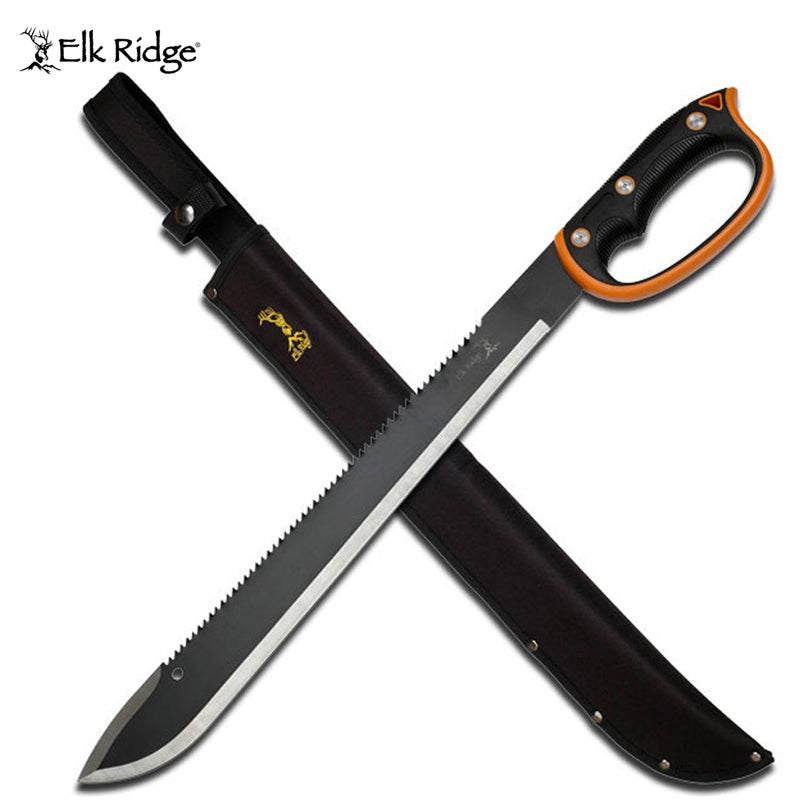 Elk Ridge Black & Orange Machete