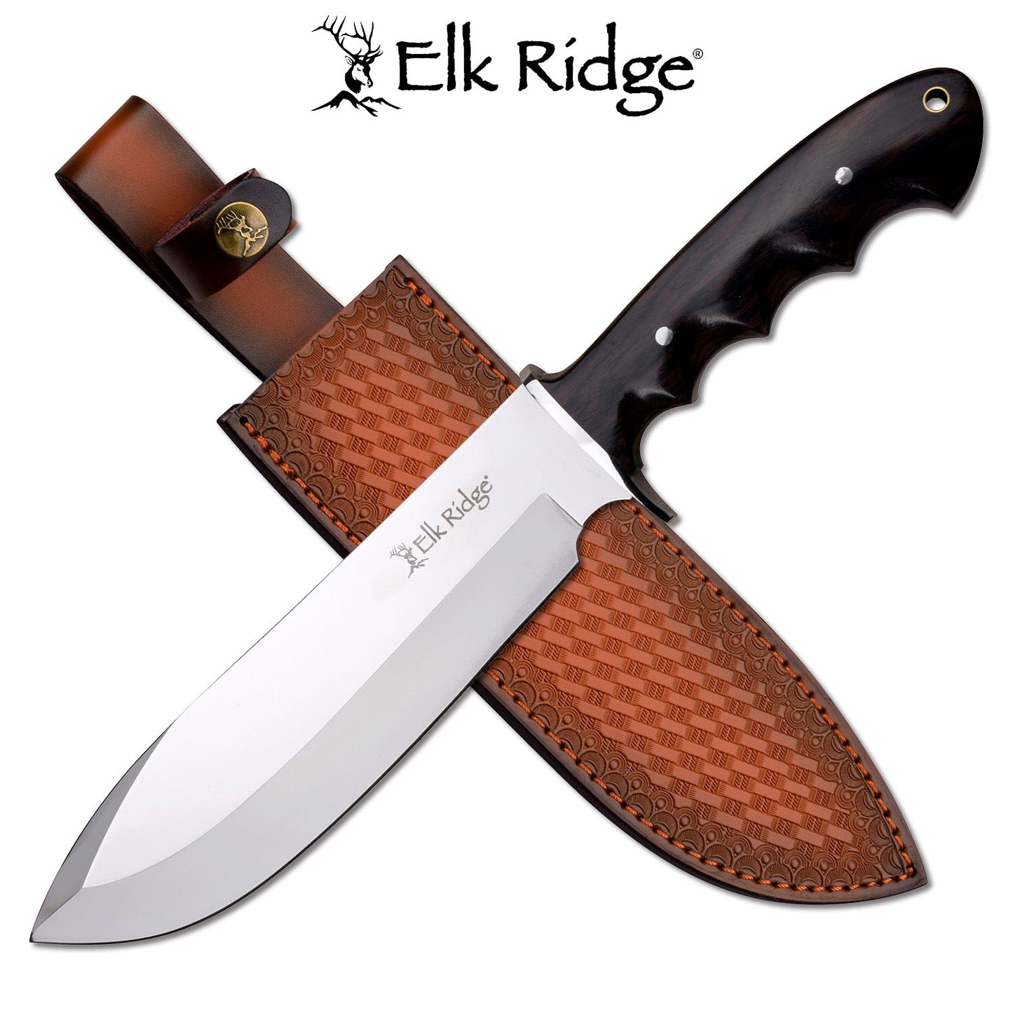 Elk Ridge Black Wood Knife 355mm