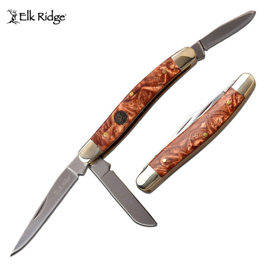 Elk Ridge 3 Blade Folding Knife