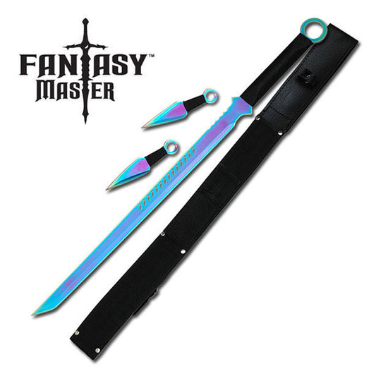 Rainbow Sword & Throwing Knives Combo