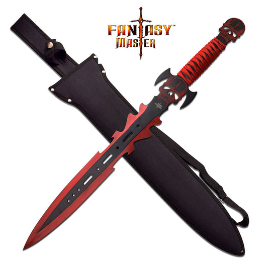Fantasy Master Skull Short Sword Red (BACKORDER)