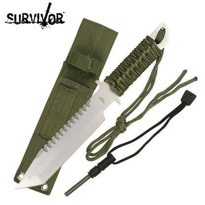 Survivor Tanto Knife w Firestarter