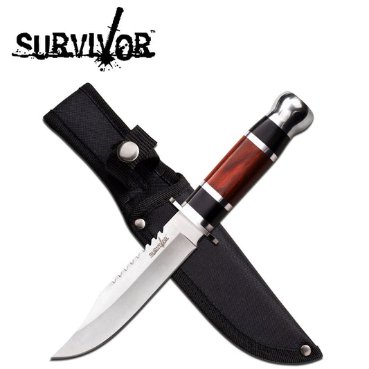 Survivor Wooden Fixed Knife - 266mm
