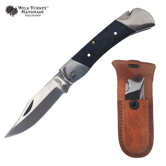 Wild Turkey Horn Handle Pocket Knife