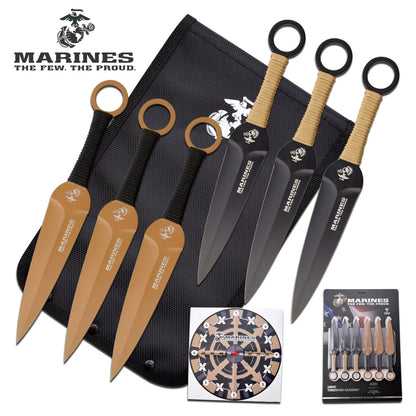 USMC Throwing Academy Throwing Knives 6pk