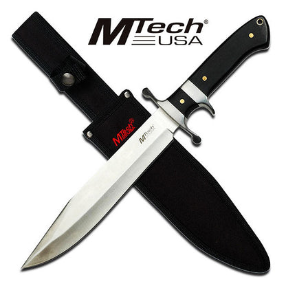 MTech Black & Silver Pakkawood Knife