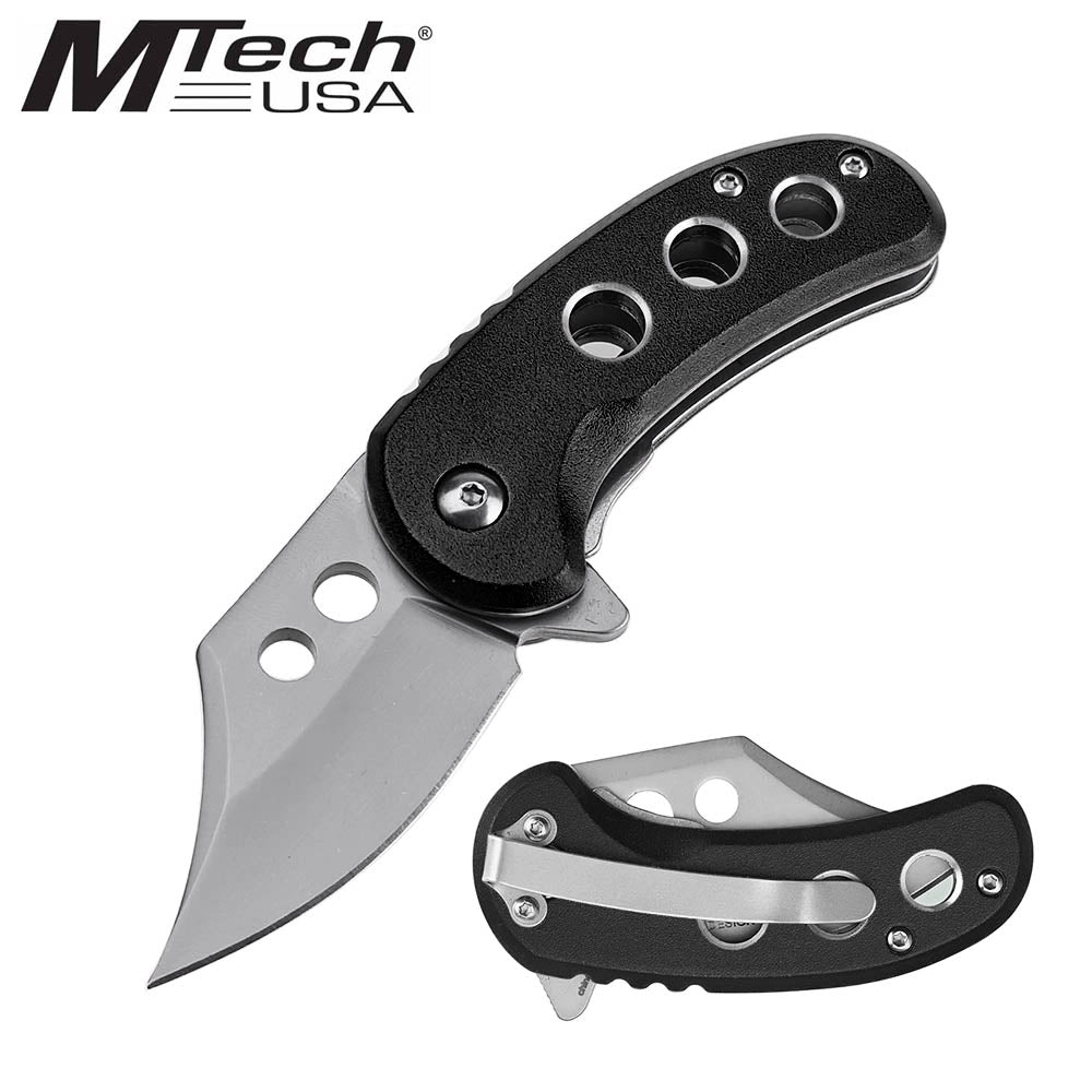 MTech Small Fat Pocket Knife - Black