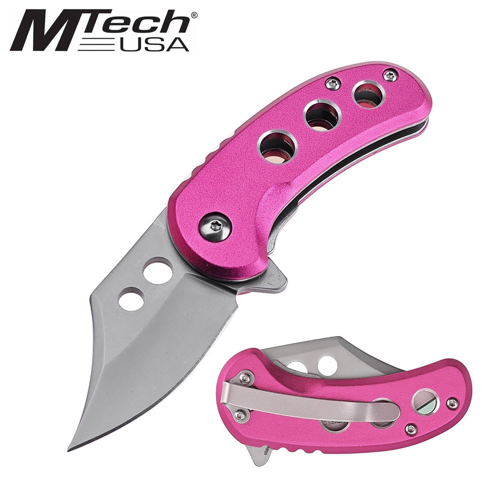 MTech Small Fat Pocket Knife - Pink