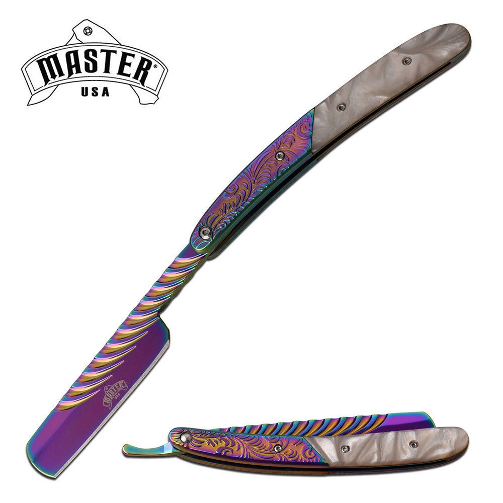 Master Rainbow Folding Razor