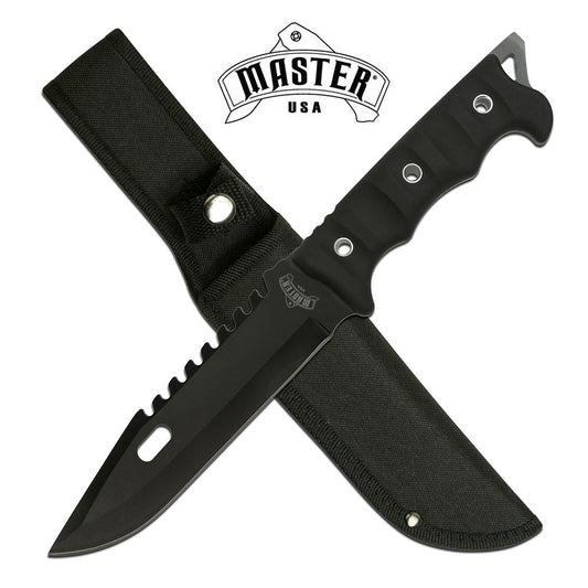 Master USA Black Full Tang Tactical Knife