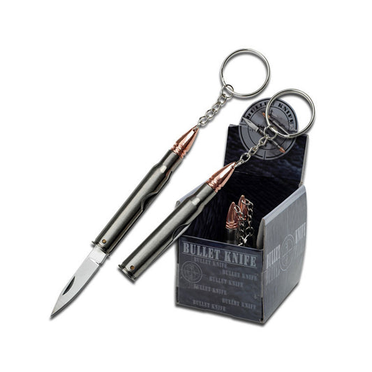 Silver Bullet Key Ring Pocket Knives 12pc