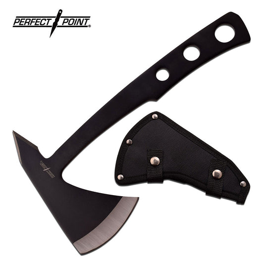Perfect Point Black Throwing Axe