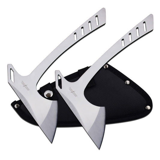 Perfect Point Stainless Steel Throwing Axes 2pk