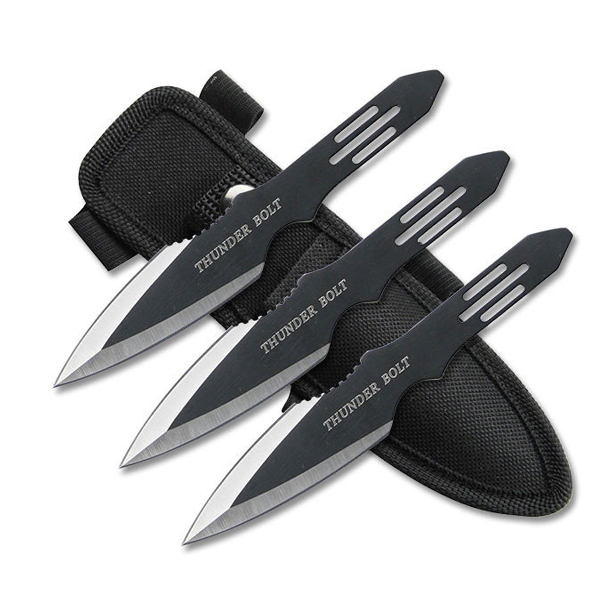 Perfect Point Thunder Bolt Throwing Knives 3pk