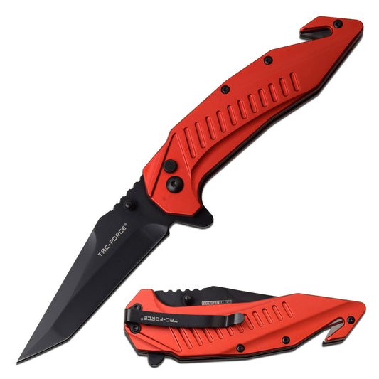 Tac-Force Red Emergency Pocket Knife