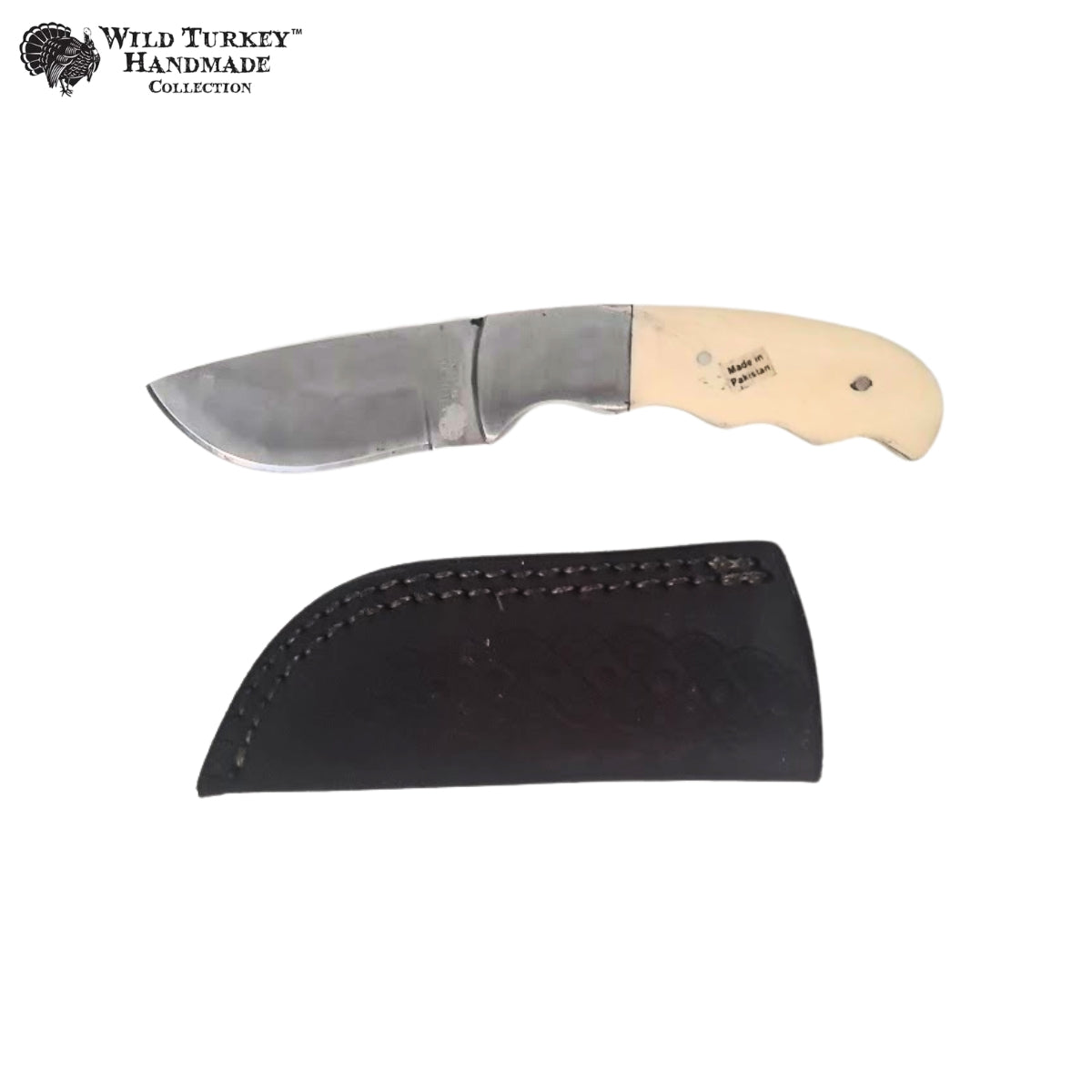 Wild Turkey Bone Handle Skinner Knife