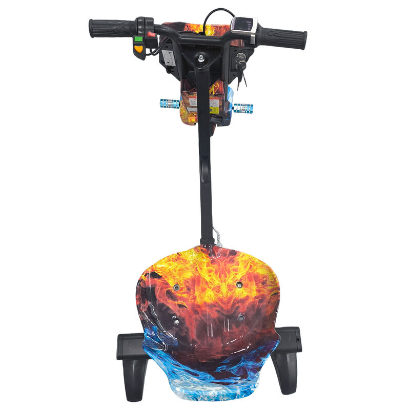 Electric Drift Go Kart for Kids 3 Wheel Ride On Trike with Bluetooth & 350W Ice & Fire