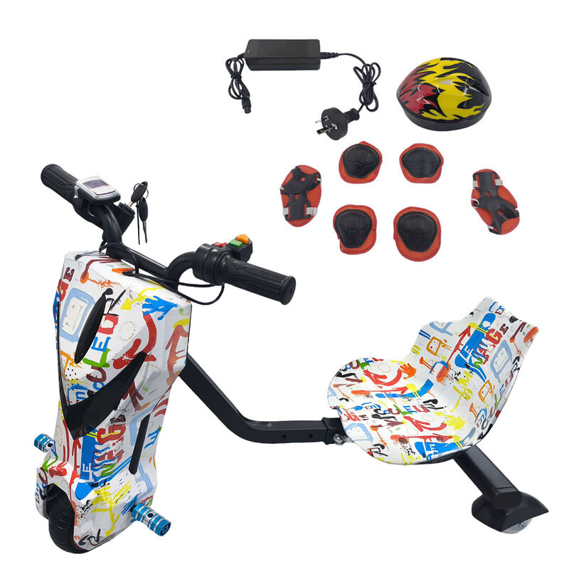 Electric Drift Go Kart for Kids 3 Wheel Ride On Trike with Bluetooth & 350W Graffito