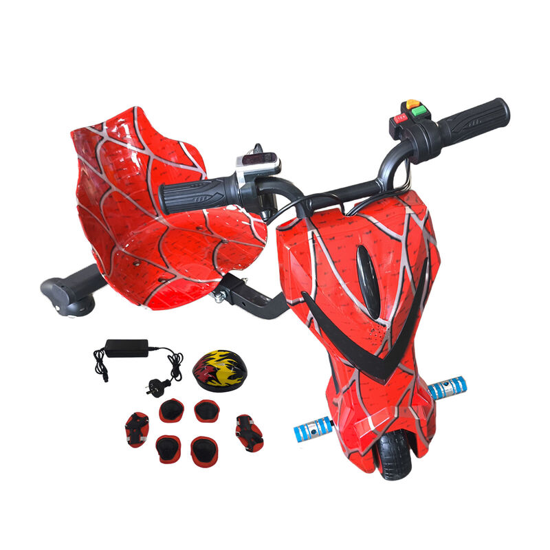 Electric Drift Go Kart for Kids 3 Wheel Ride On Trike with Bluetooth & 350W Spider
