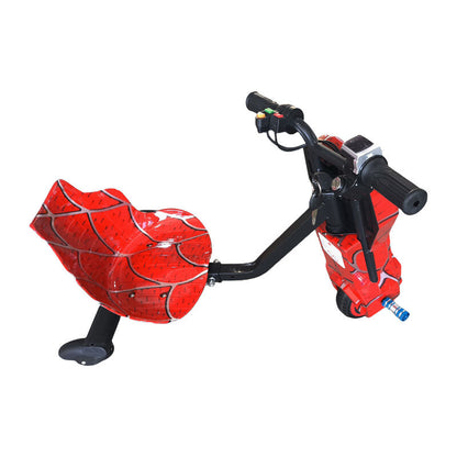 Electric Drift Go Kart for Kids 3 Wheel Ride On Trike with Bluetooth & 350W Spider