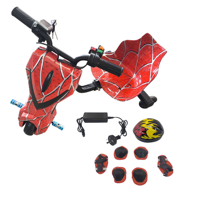 Electric Drift Go Kart for Kids 3 Wheel Ride On Trike with Bluetooth & 350W Spider