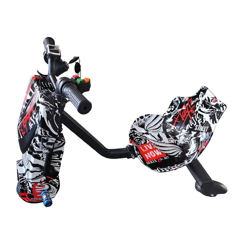 Electric Drift Go Kart For Kids 3 Wheel Ride On Trike With Bluetooth & 350W Pirate