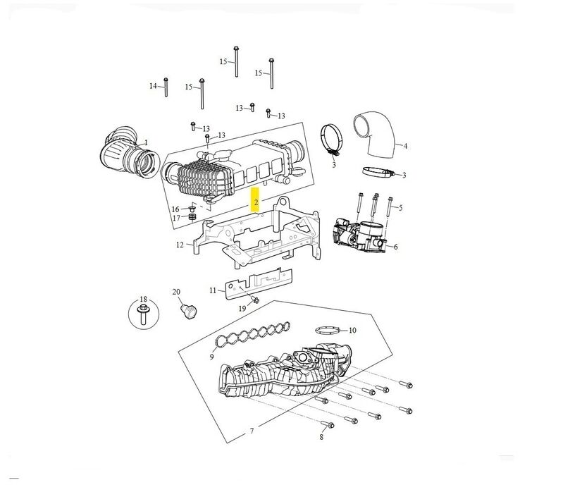 Intercooler Water Charge Air Cooler Fit For LDV Deliver 9 SC20M I4 16V C00184433 2020-ON