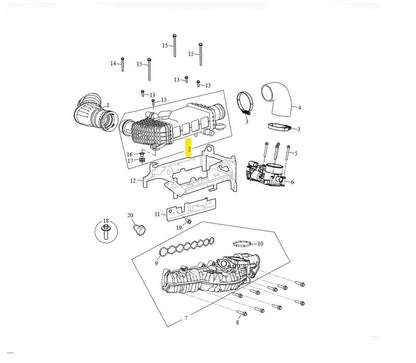 Intercooler Water Charge Air Cooler Fit For LDV Deliver 9 SC20M I4 16V C00184433 2020-ON