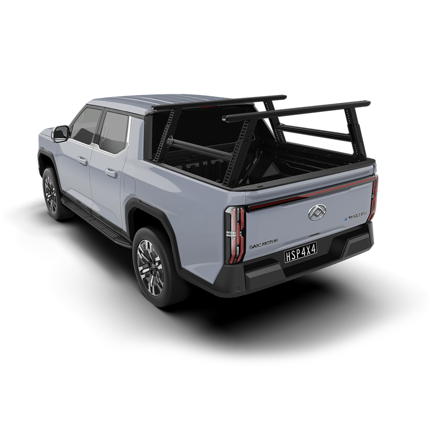 HSP Load Rack Pro Ladder Rack suits LDV Terron 2025+ Fits Dual Cab Tub - Full set (Front & Rear Legs + Joiner Bar)