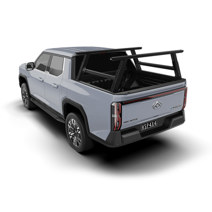 HSP Load Rack Pro Ladder Rack suits LDV Terron 2025+ Fits Dual Cab Tub - Full set (Front & Rear Legs + Joiner Bar)