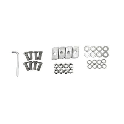 Pair LED Light Bar Brackets Fit For Rhino Rack Platform V2.0