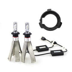 H7-L03 Single Beam LED Headlight Bulb Globe Upgrade Kit 5700K w/ Canbus