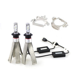 H7-L04 Single Beam LED Headlight Bulb Globe Upgrade Kit 5700K w/ Canbus