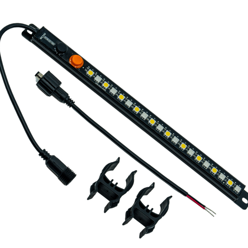 25cm Dual Colour Dimmable Magnetic LED Strip White / Orange IP68 Waterproof