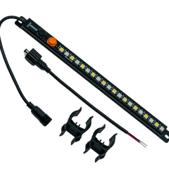 25cm Dual Colour Dimmable Magnetic LED Strip White / Orange IP68 Waterproof