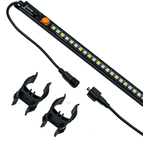 50cm Dual Colour Dimmable Magnetic LED Strip White / Orange IP68 Waterproof