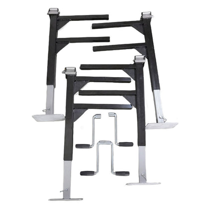 4 Pcs Heavy Duty Lift Off Jack Off Legs Adjustable Fit For Caravan Canopy