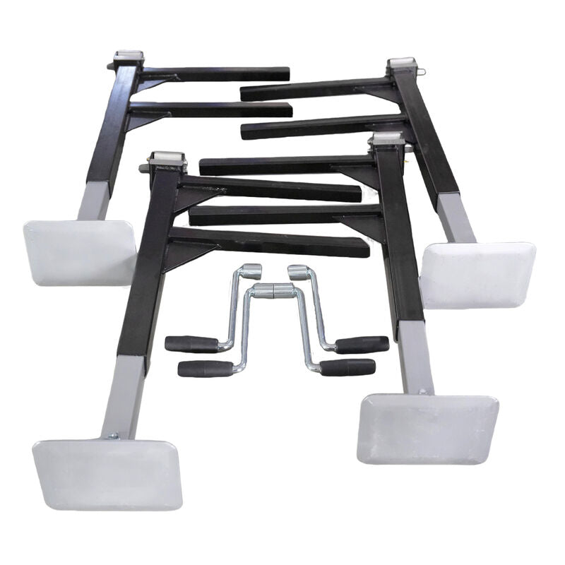 4 Pcs Heavy Duty Lift Off Jack Off Legs Adjustable Fit For Caravan Canopy