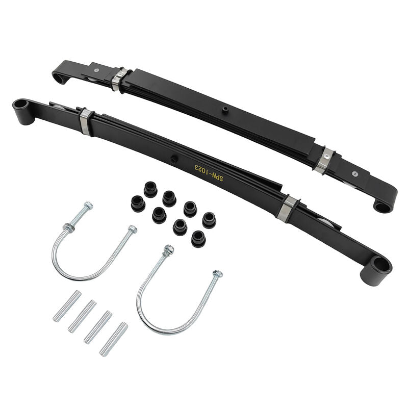 4-Leaf Golf Cart Rear Leaf Spring Kit Fit For Club Car Precedent Gas & Electric 2004-ON