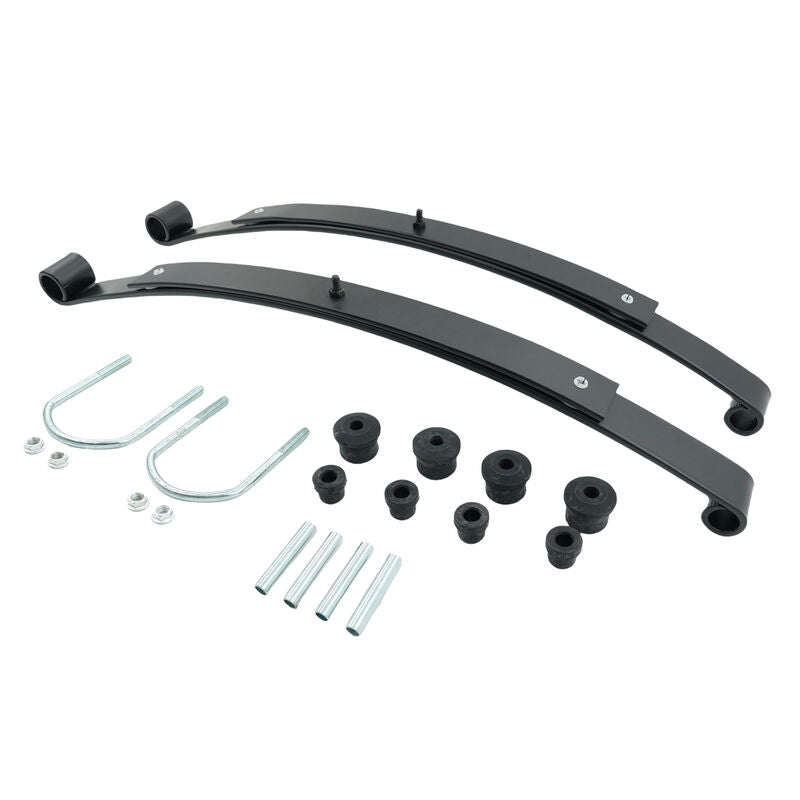 Golf Cart 2-Leaf Rear Leaf Springs Set With Bushing Kit Fit For EZGO RXV 2008-ON
